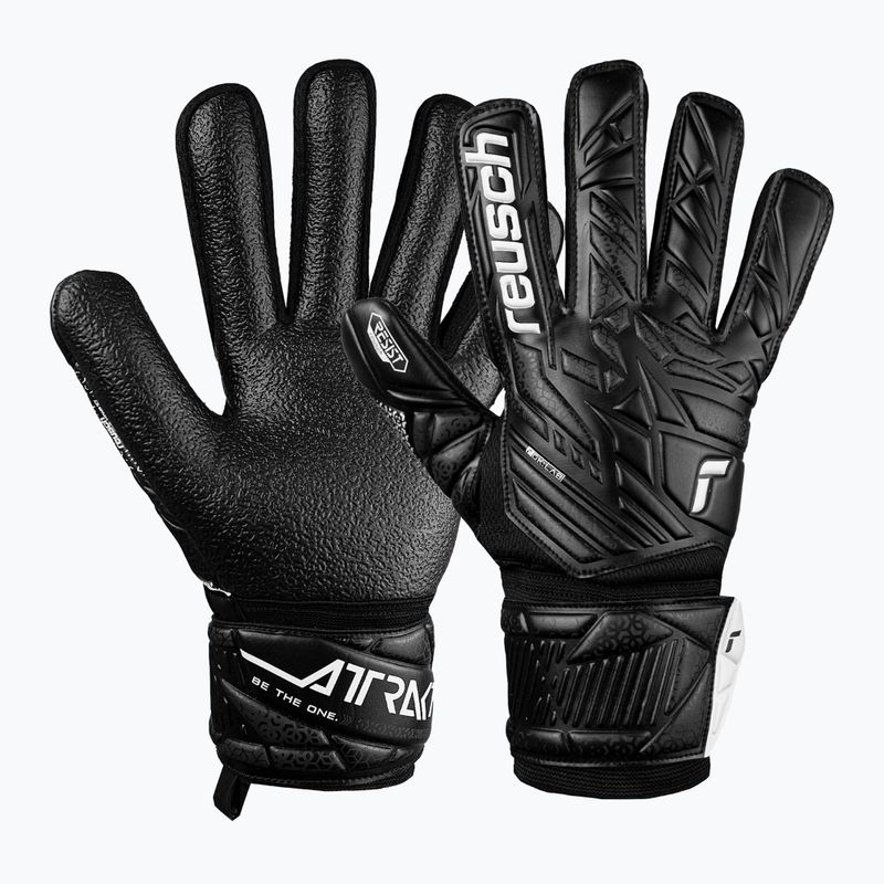Guanti da portiere Reusch Attrakt Resist nero