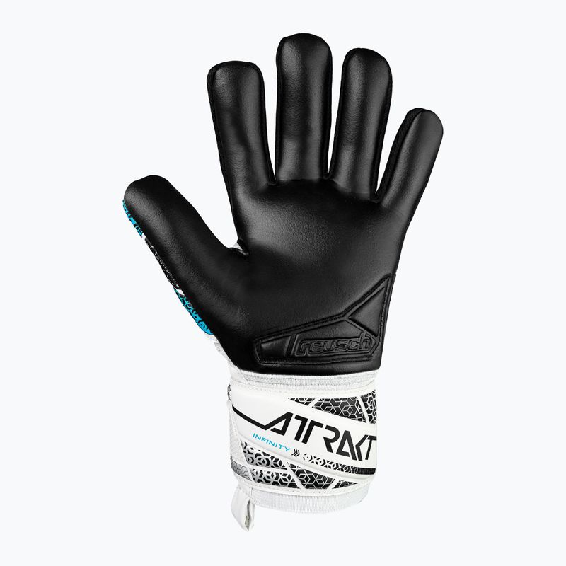 Guanto da portiere Reusch Attrakt Infinity NC bianco/argento/nero 3