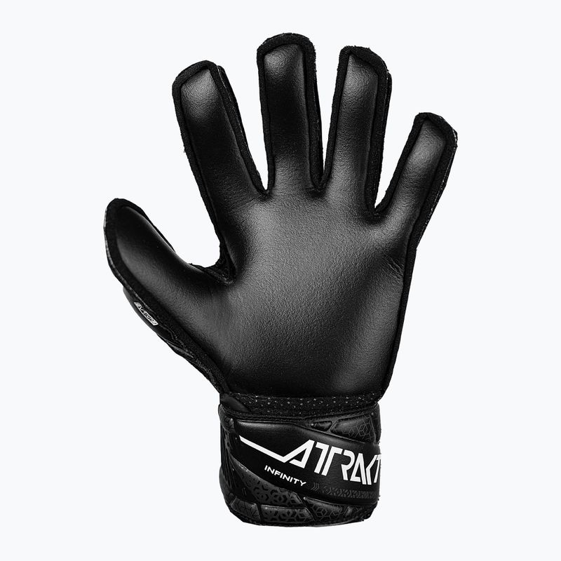 Guanti da portiere per bambini Reusch Attrakt Infinity Junior nero 3