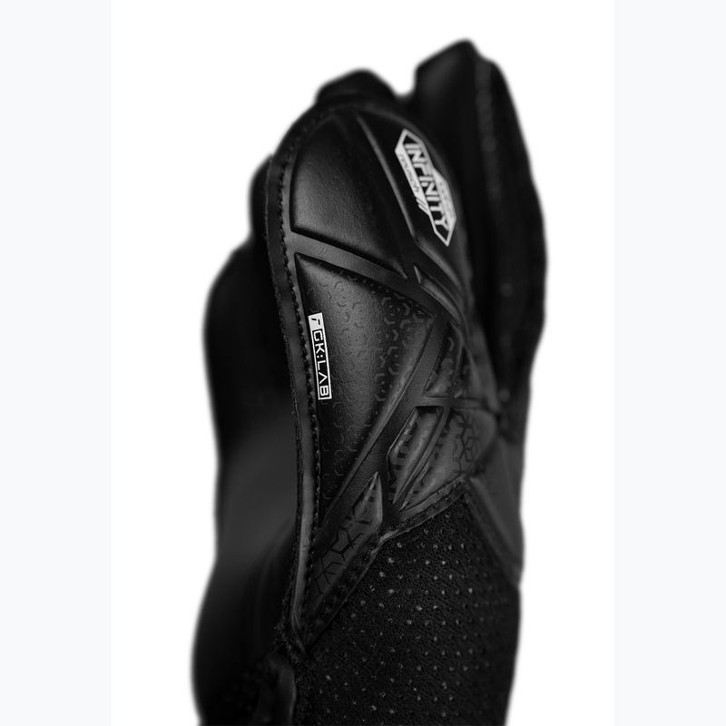 Guanti da portiere per bambini Reusch Attrakt Infinity Junior nero 7