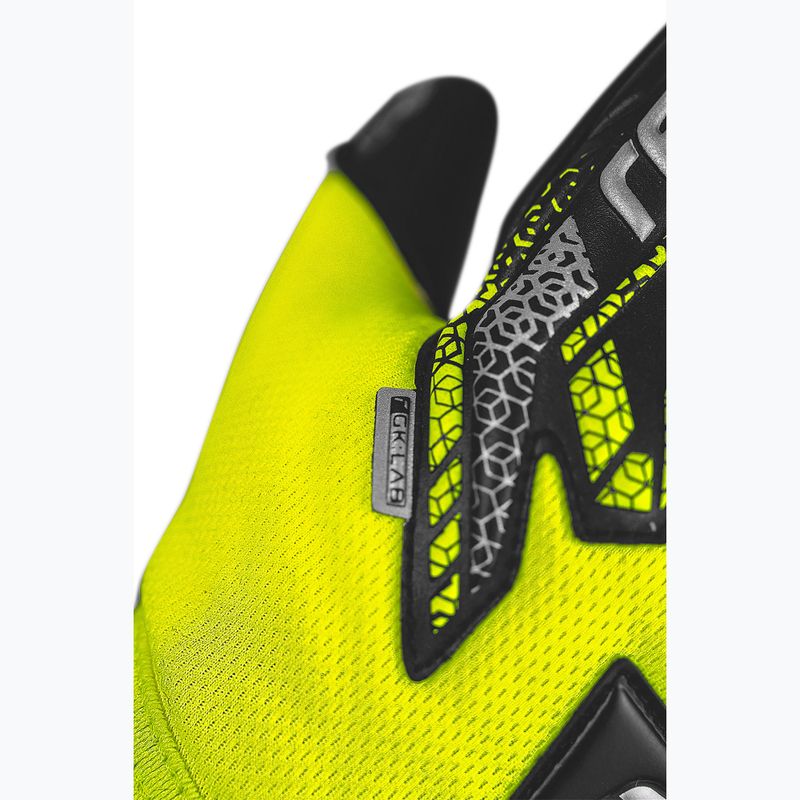 Reusch Attrakt Gold X NC Junior guanti da portiere di sicurezza giallo/argento/nero per bambini 8