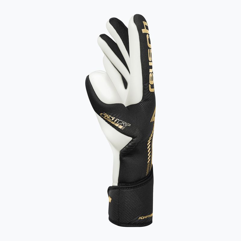 Guanti da portiere Reusch Fastgrip Gold nero/oro 4