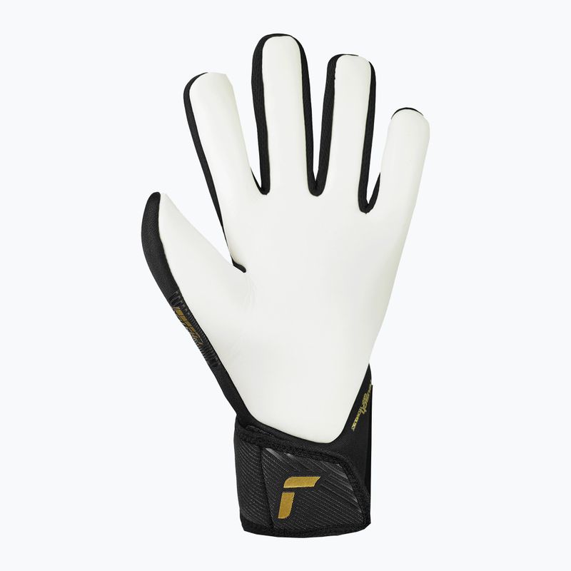 Guanti da portiere Reusch Fastgrip Silver nero/oro 3