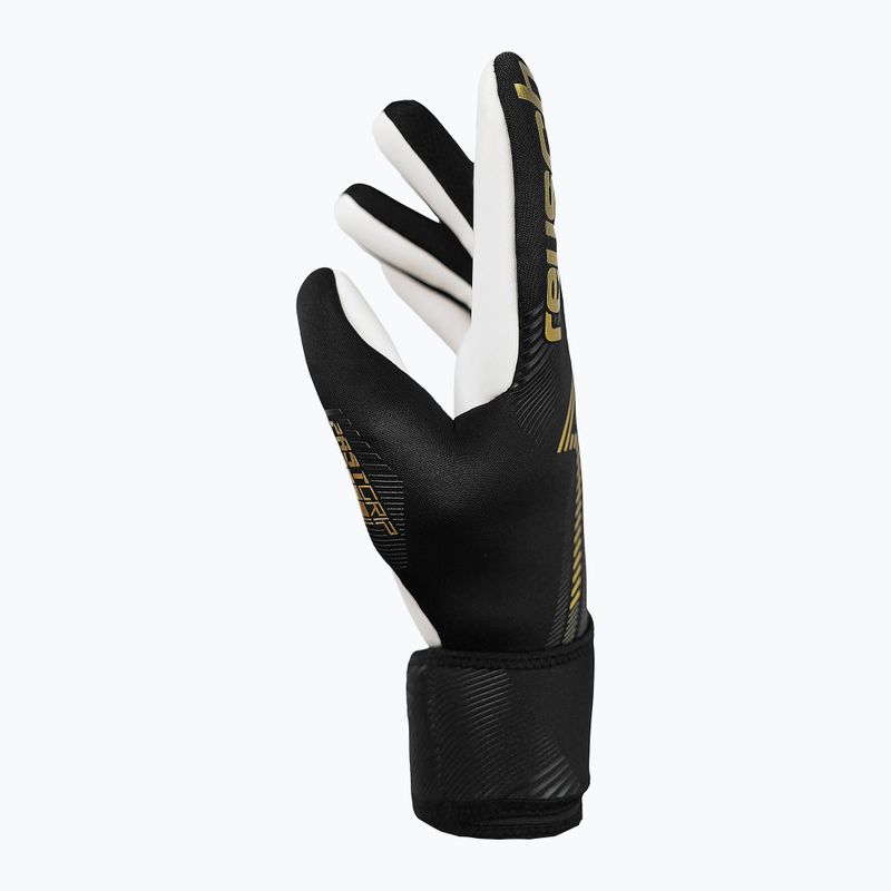 Guanti da portiere Reusch Fastgrip Silver nero/oro 4