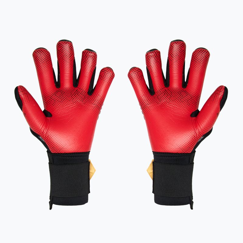 Guanti da portiere Reusch Attrakt Gold X GluePrint nero/oro/rosso fuoco 3