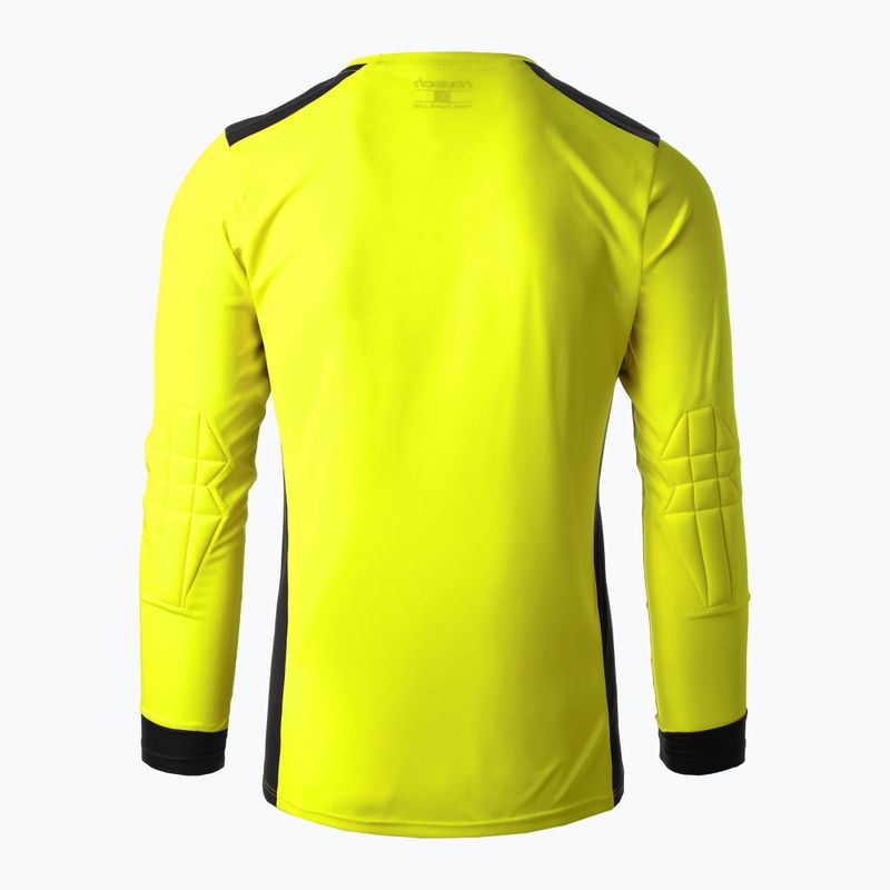 Maglia da portiere da uomo Reusch Match Longsleeve Padded safety yellow/black 2