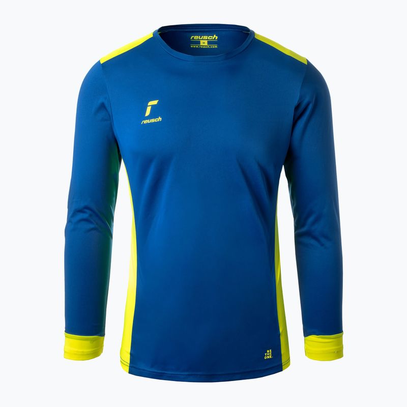 Reusch Match Goalkeeper Longsleeve imbottito blu brillante/giallo di sicurezza