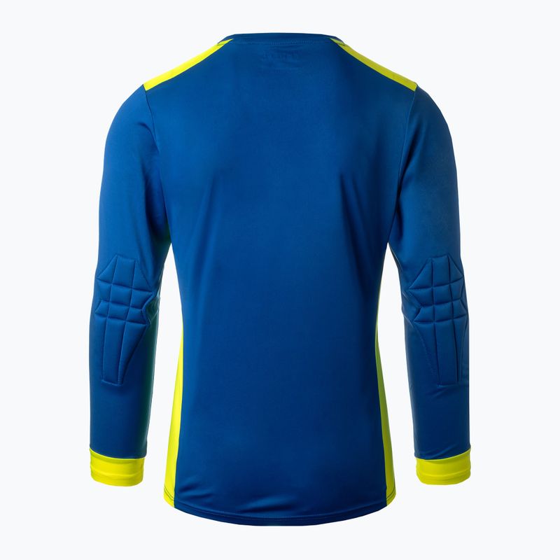 Reusch Match Goalkeeper Longsleeve imbottito blu brillante/giallo di sicurezza 2