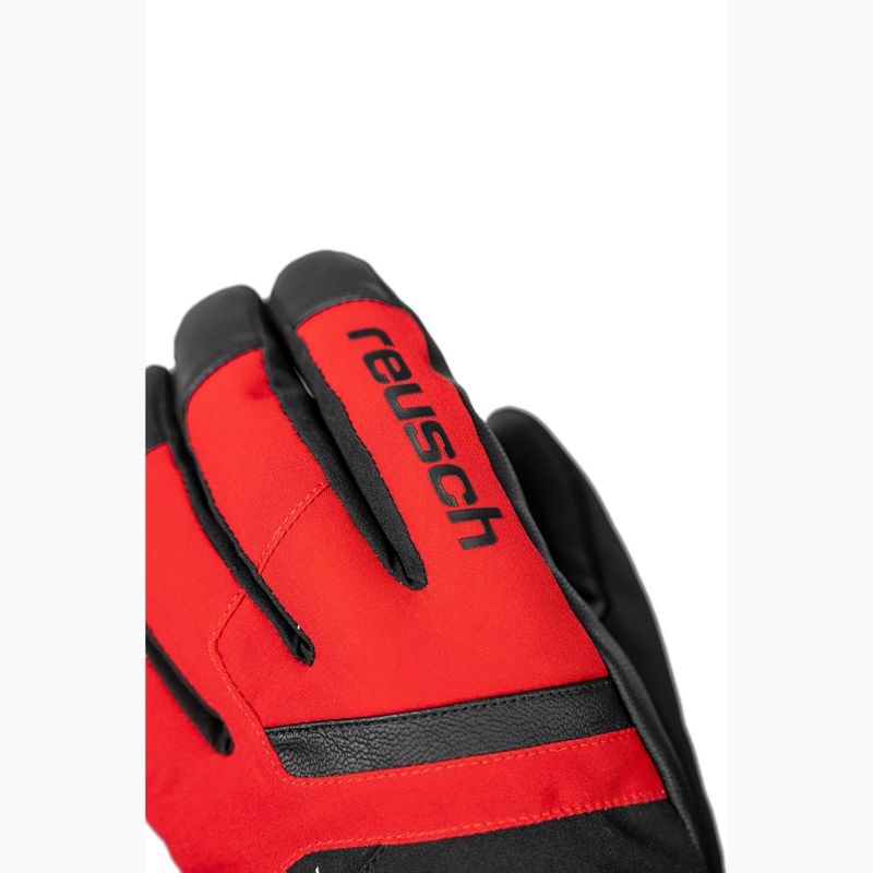 Guanti da sci uomo Reusch Booster Gore-Tex black/tango red 5