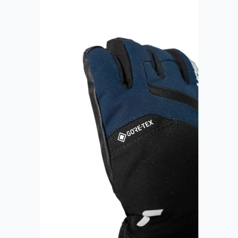 Guanti da sci da uomo Reusch Booster Gore-Tex black/dress blue 6
