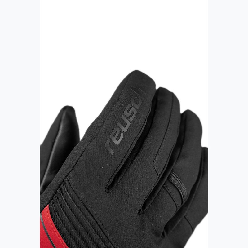 Guanti da sci Reusch Louis R-Tex XT black/tango red 4
