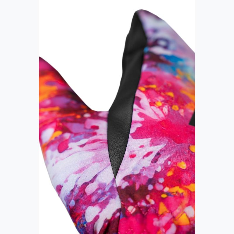 Guanti da sci per bambini Reusch Carter R-Tex XT Junior mitten black/multicolor snowflake 7