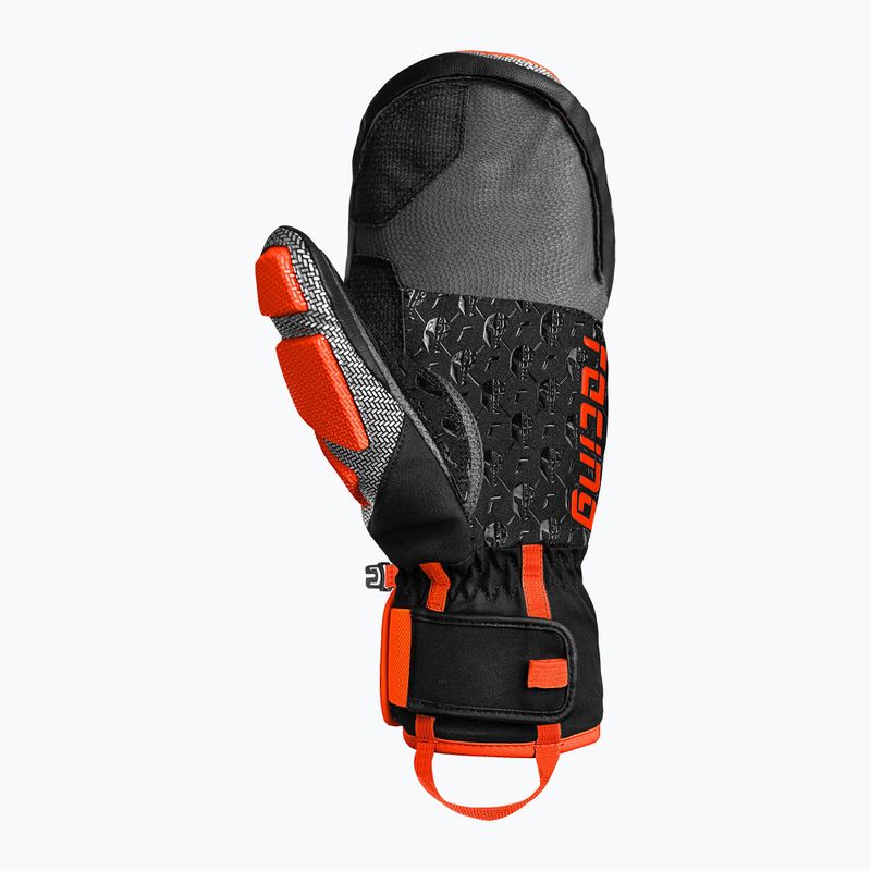 Guanti da sci Reusch Worldcup Warrior GS Mitten black/silver/fluo red 3
