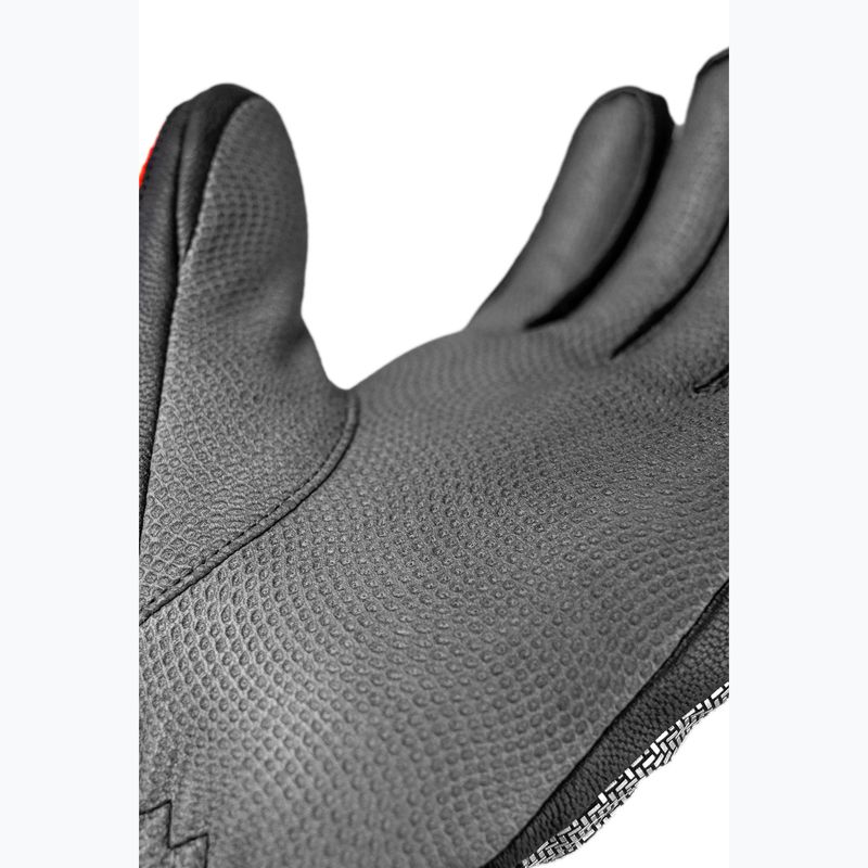 Guanti da sci Reusch Worldcup Warrior DH black/silver/fluo red 6