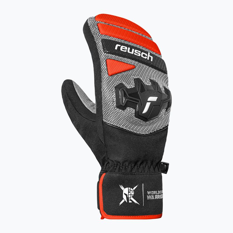 Guanti da sci Reusch Worldcup Warrior R-Tex XT Mitten black/silver/fluo red 2