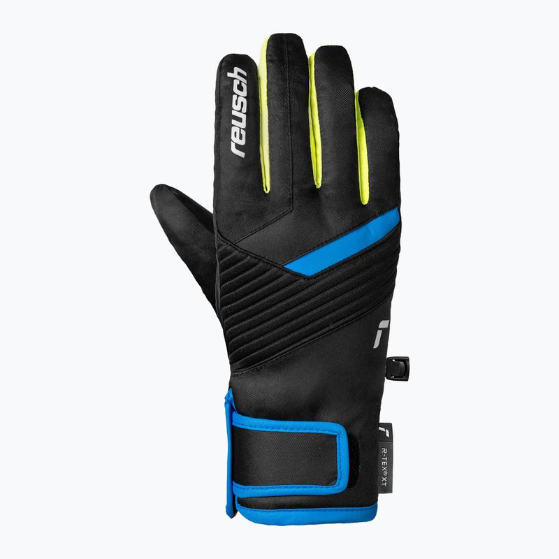 Guanti da sci per bambini Reusch Dan R-Tex XT Junior black/brilliant blue/safety yellow 3
