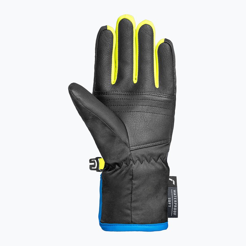 Guanti da sci per bambini Reusch Dan R-Tex XT Junior black/brilliant blue/safety yellow 4