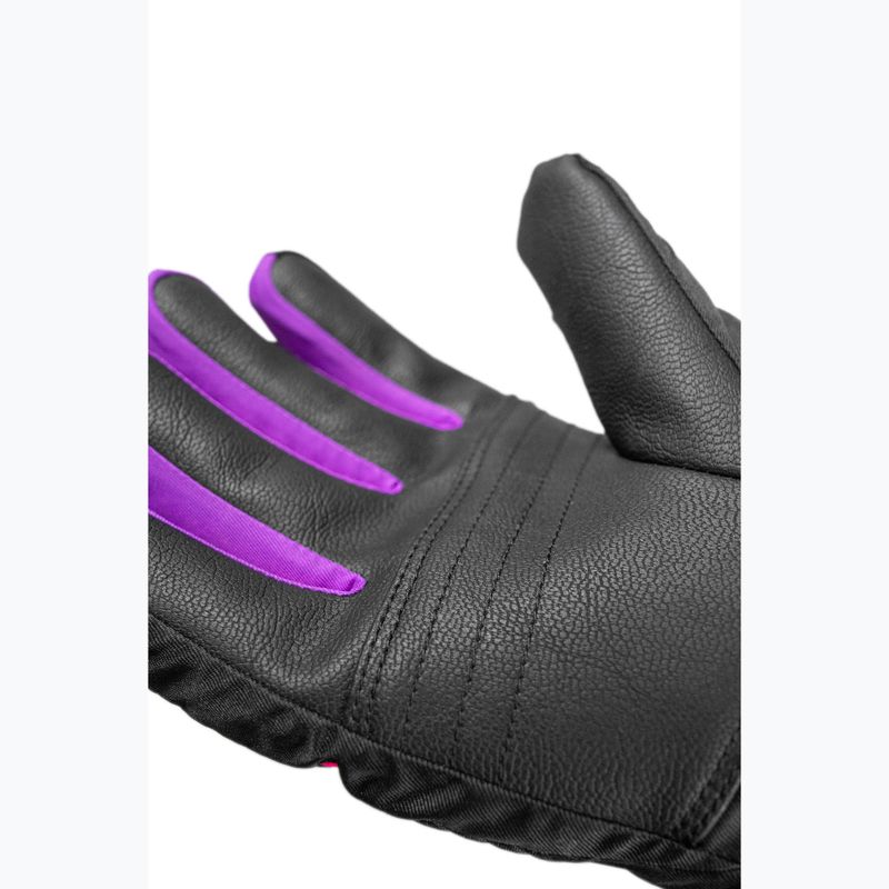 Guanti da sci per bambini Reusch Dan R-Tex XT Junior black/pink glo 6