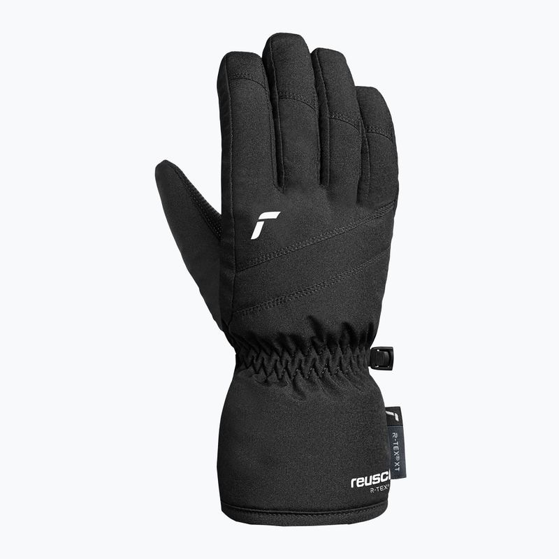Guanti da sci per bambini Reusch Wonder R-TEX® XT Junior black/white 2