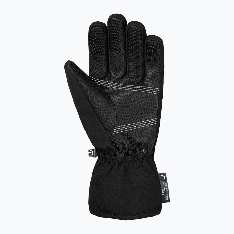 Guanti da sci per bambini Reusch Wonder R-TEX® XT Junior black/white 3