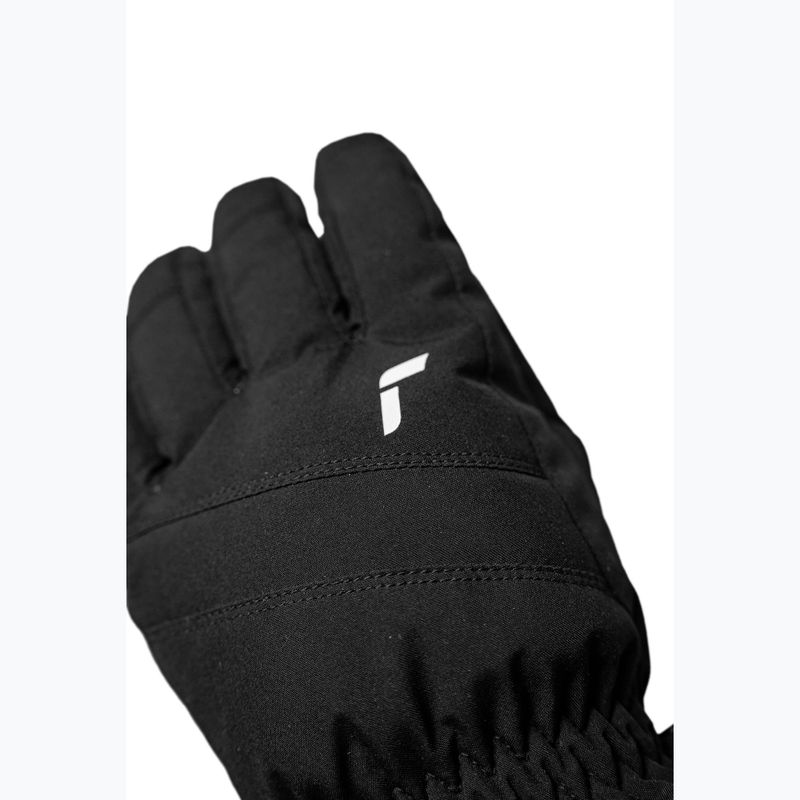 Guanti da sci per bambini Reusch Wonder R-TEX® XT Junior black/white 4