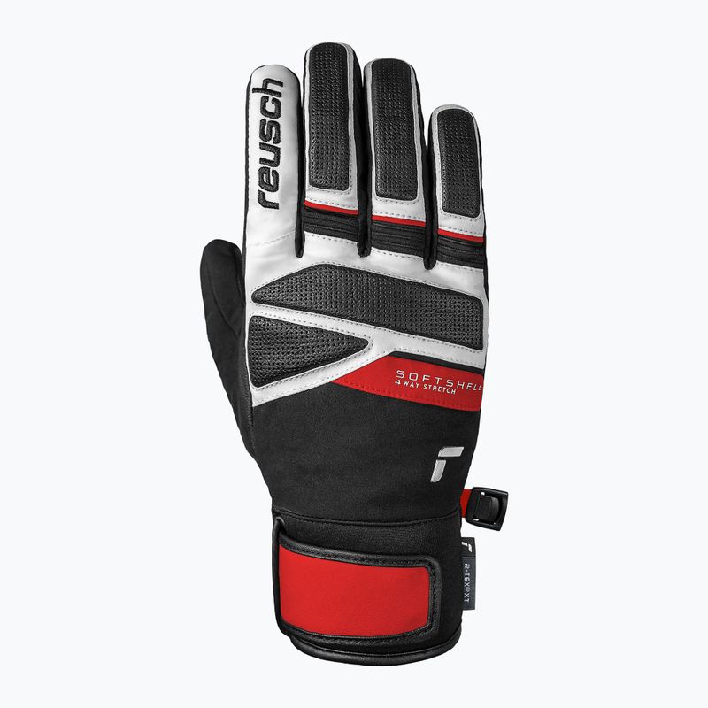 Guanti da sci uomo  Reusch Thunder R-Tex XT black/white/fire red 3