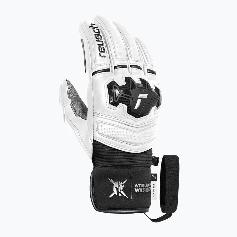 Guanti da sci Reusch Champ white / black 2