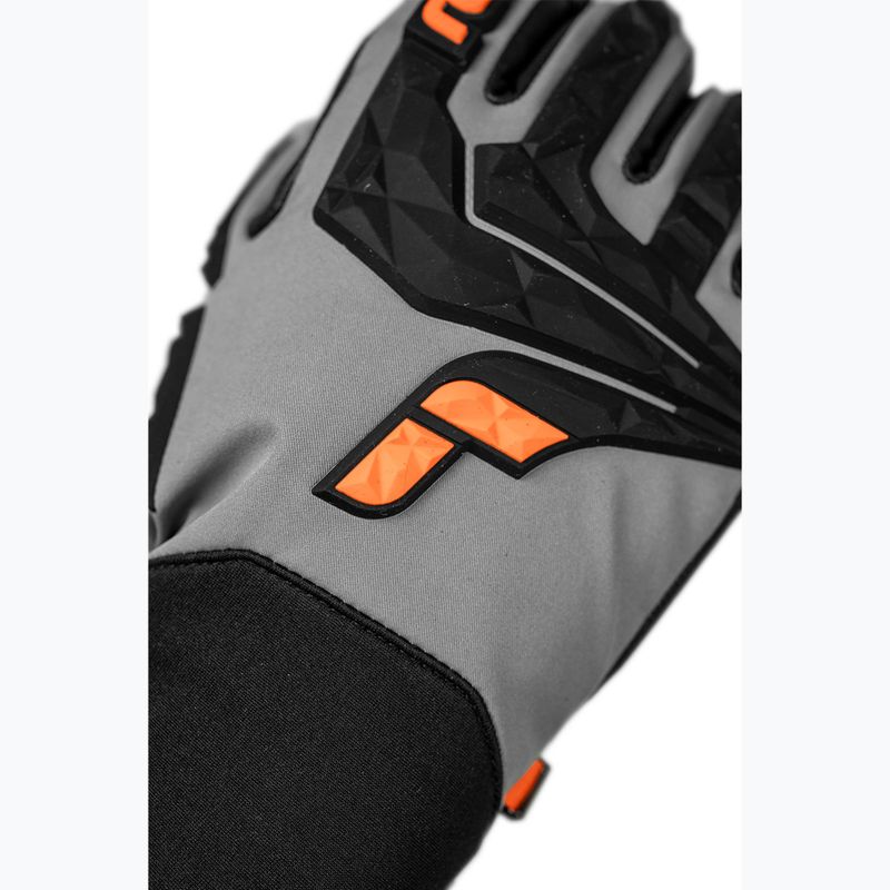 Guanti da sci uomo Reusch Ultra steel grey / black / shoc 6