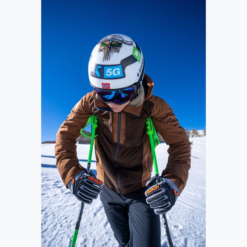 Guanti da sci uomo Reusch Ultra steel grey / black / shoc 13