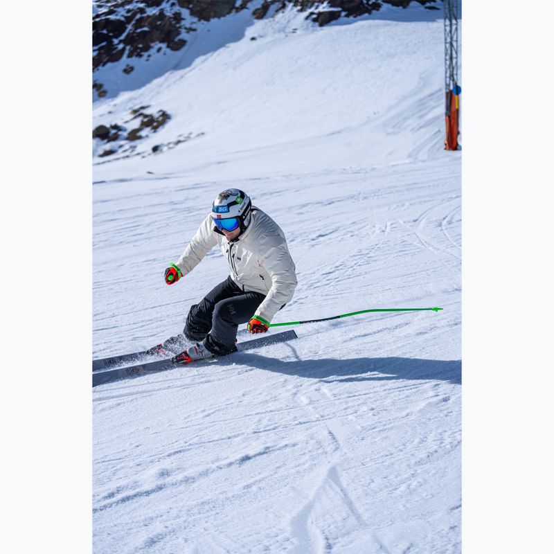 Guanti da sci uomo Reusch Ultra black/fluorescent red 7