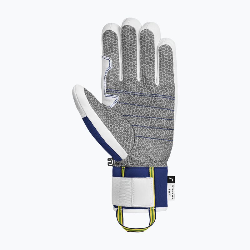 Guanti da sci Reusch Lucas Braathen white/wurf the web 3