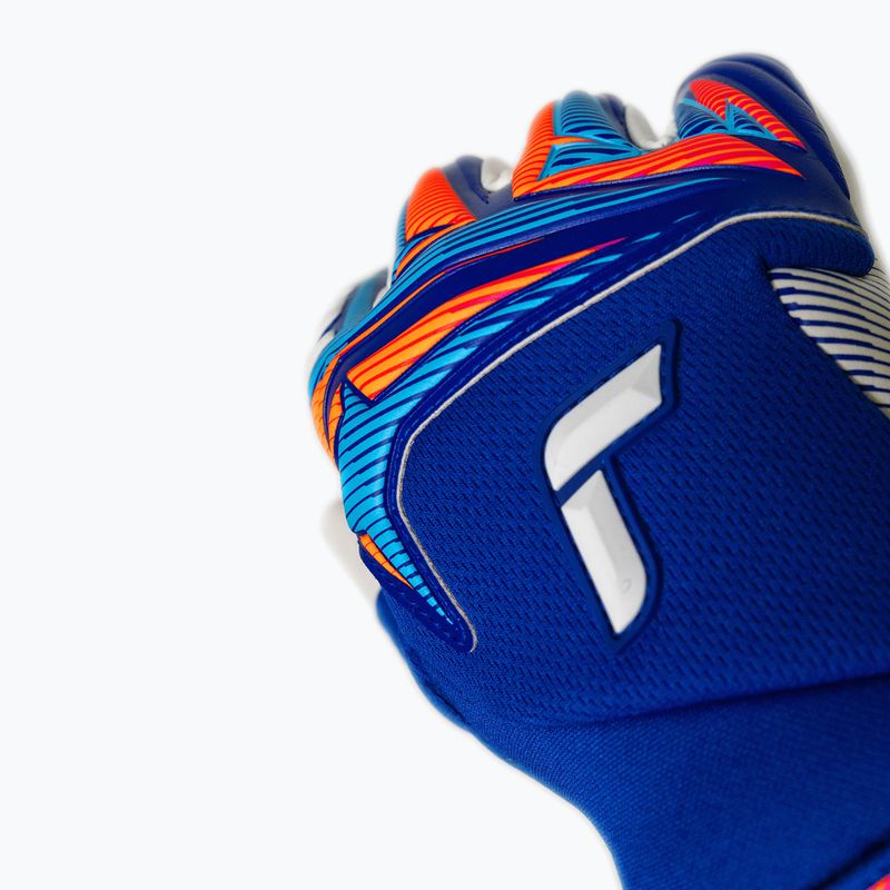 Guanti da portiere Reusch Attrakt Gold X Guardian sharp blue/white/shocking orange 5
