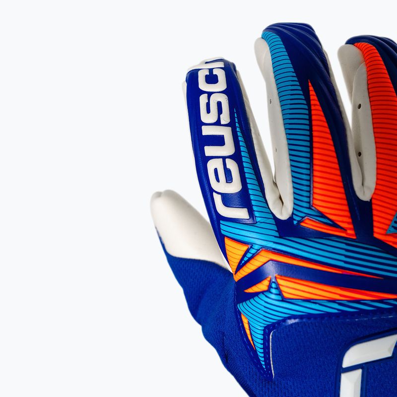 Guanti da portiere Reusch Attrakt Gold X Guardian sharp blue/white/shocking orange 6