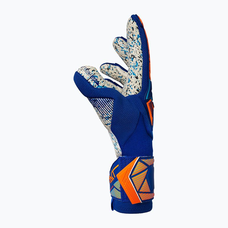 Guanti da portiere Reusch Attrakt Freegel Fusion Goaliator sharp blue/shocking orange 4