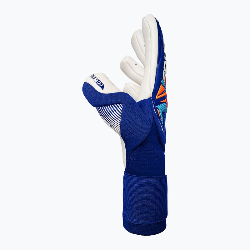 Guanti da portiere Reusch Attrakt Gold X NC Gravity sharp blue/white/shocking orange 4