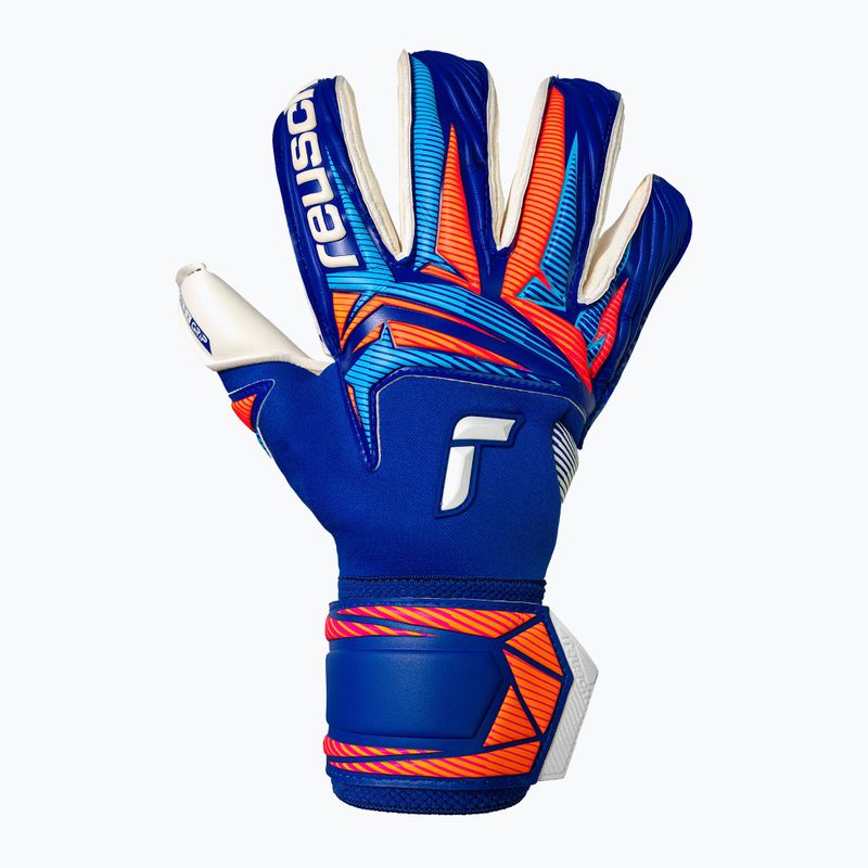 Guanti da portiere Reusch Attrakt Gold X Roll Finger sharp blue/white/shocking orange 2