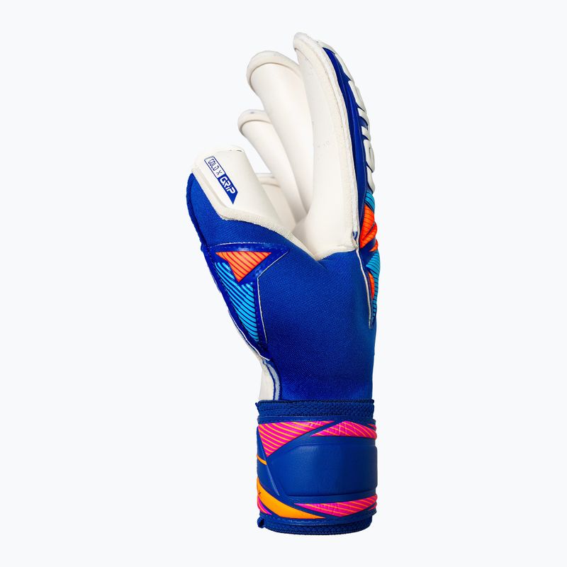 Guanti da portiere Reusch Attrakt Gold X Roll Finger sharp blue/white/shocking orange 4