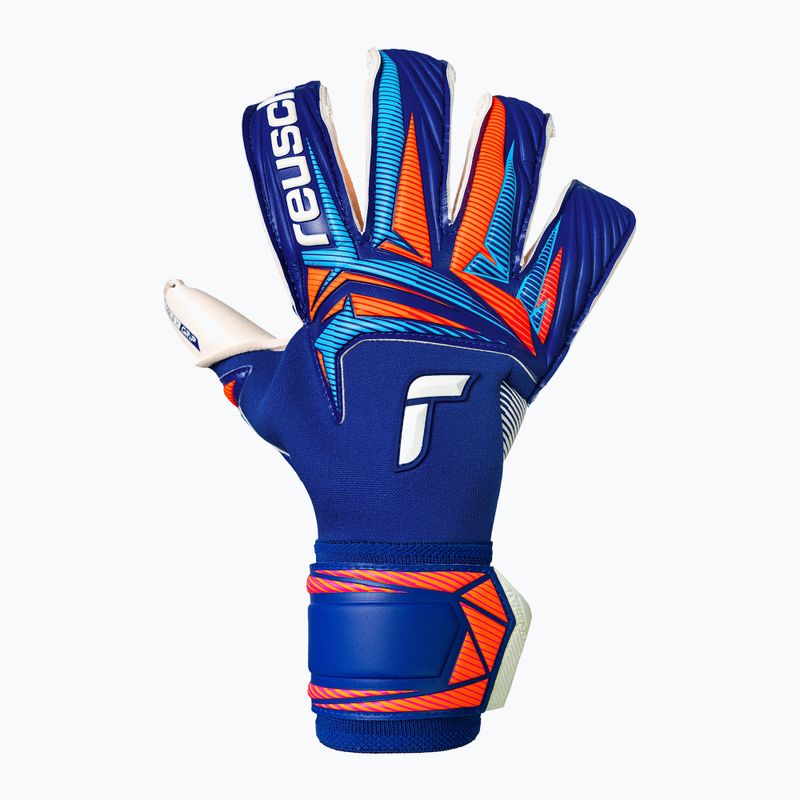 Guanti da portiere Reusch Attrakt Gold X Evolution sharp blue/white/shocking orange 2