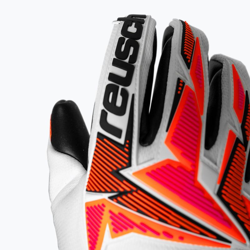 Guanti da portiere Reusch Attrakt Freegel Gold X white/shocking orange/black 7