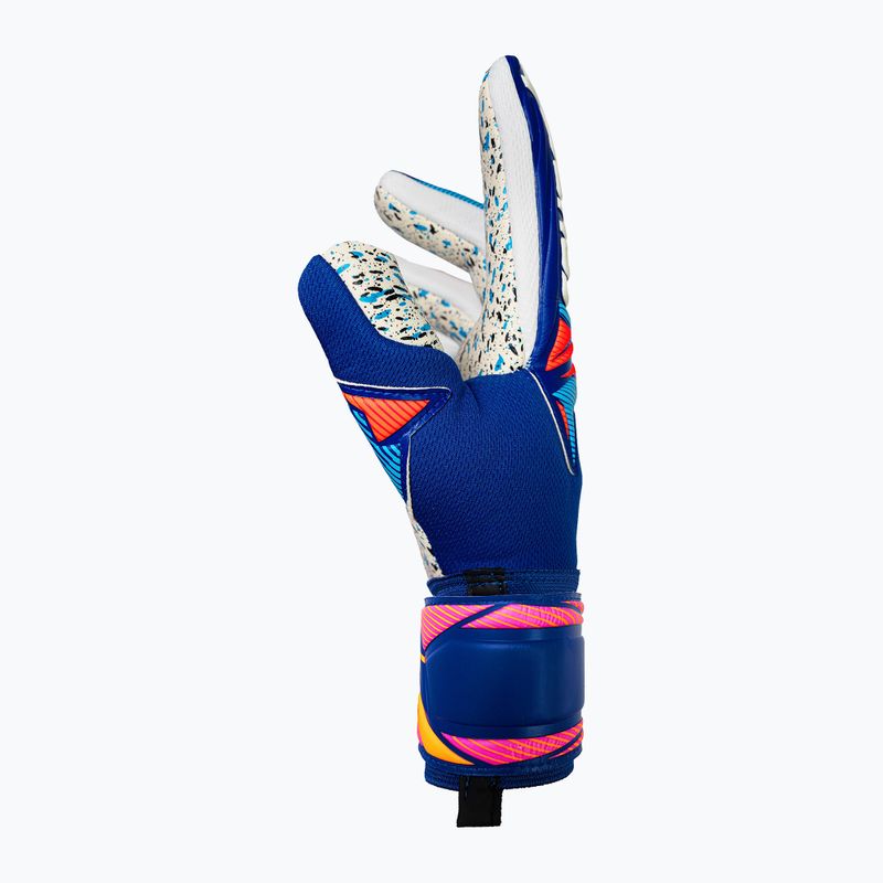 Guanti da portiere Reusch Attrakt Fusion NC sharp blue/white/shocking orange 4