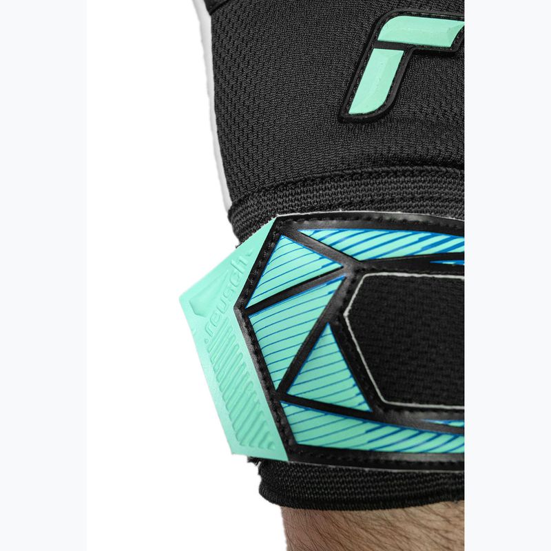Guanti da portiere Reusch Attrakt RE:GRIP NC black/ocean light 8