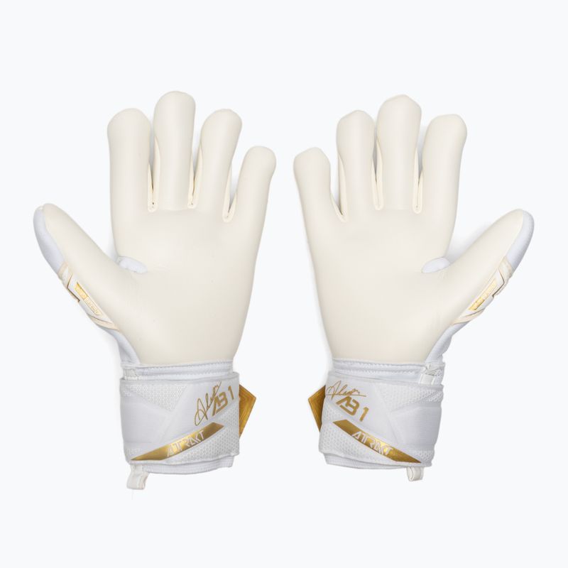 Guanti da portiere Reusch Attrakt AB1 Advance white/gold 3