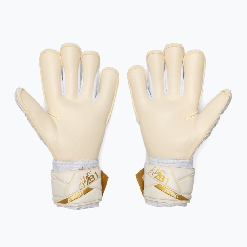 Guanti da portiere Reusch Attrakt AB1 Duo white/gold 3
