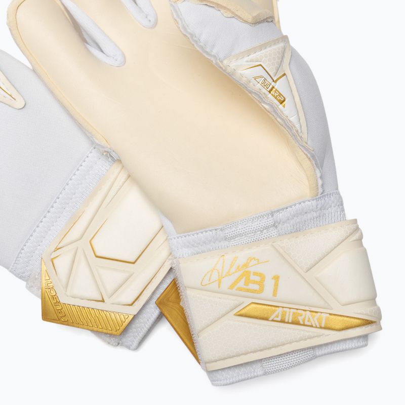 Guanti da portiere Reusch Attrakt AB1 Duo white/gold 5