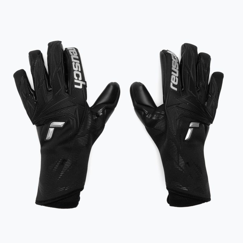 Guanti da portiere Reusch Attrakt Duo Strapless black/silver/black 2