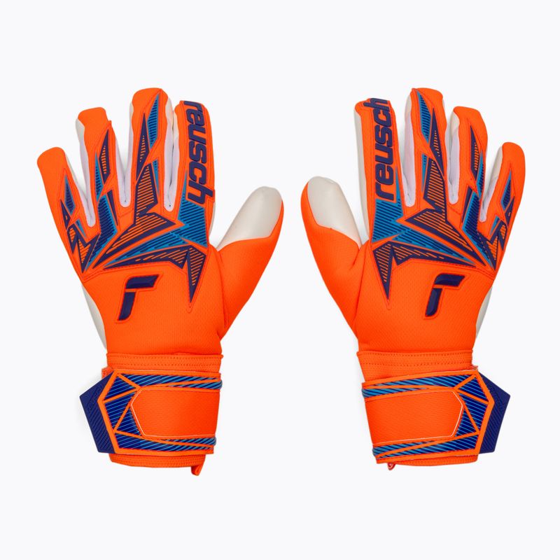 Guanti da portiere Reusch Attrakt Freegel Advance shocking orange/blue 2