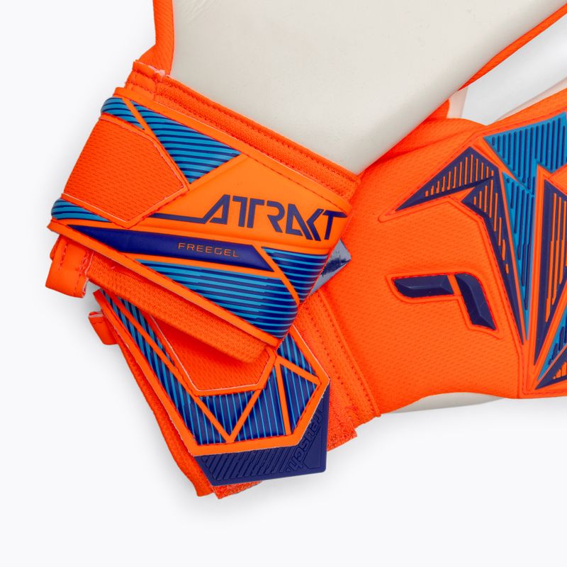 Guanti da portiere Reusch Attrakt Freegel Advance shocking orange/blue 5