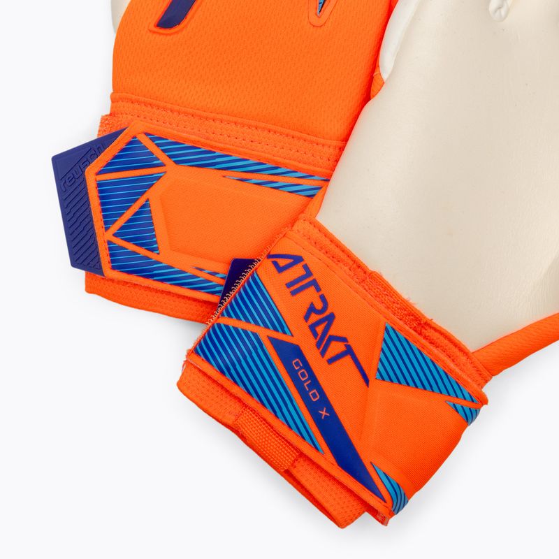 Guanti da portiere Reusch Attrakt Gold X NC shocking orange/blue 5