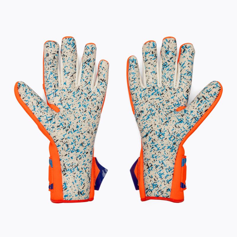 Guanti da portiere Reusch Attrakt Freegel Fusion shocking orange/blue 3