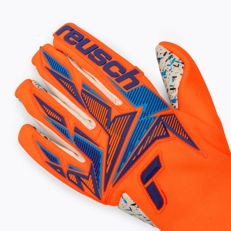 Guanti da portiere Reusch Attrakt Freegel Fusion shocking orange/blue 4